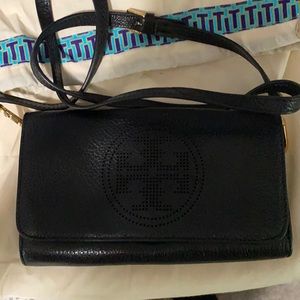 Tory Burch black crossbody or clutch